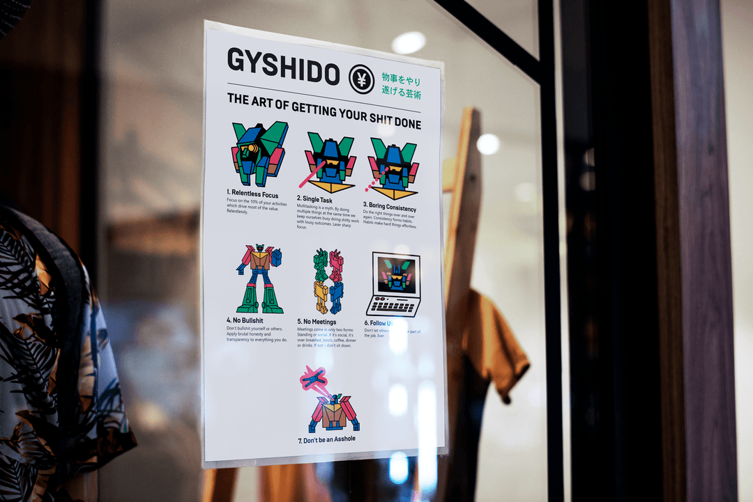 A GyShiDo work ethic